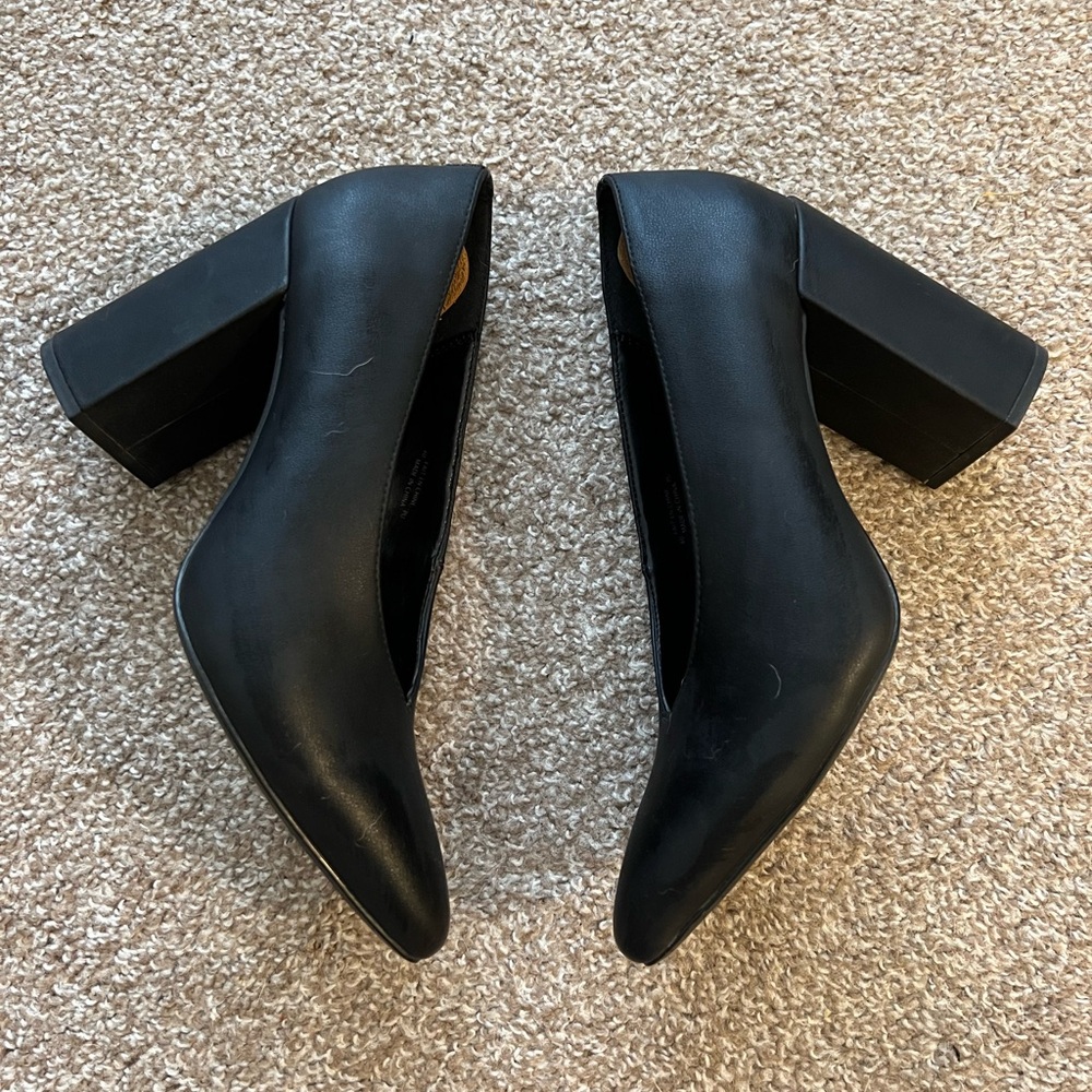Matt & Nat Black Block Heels